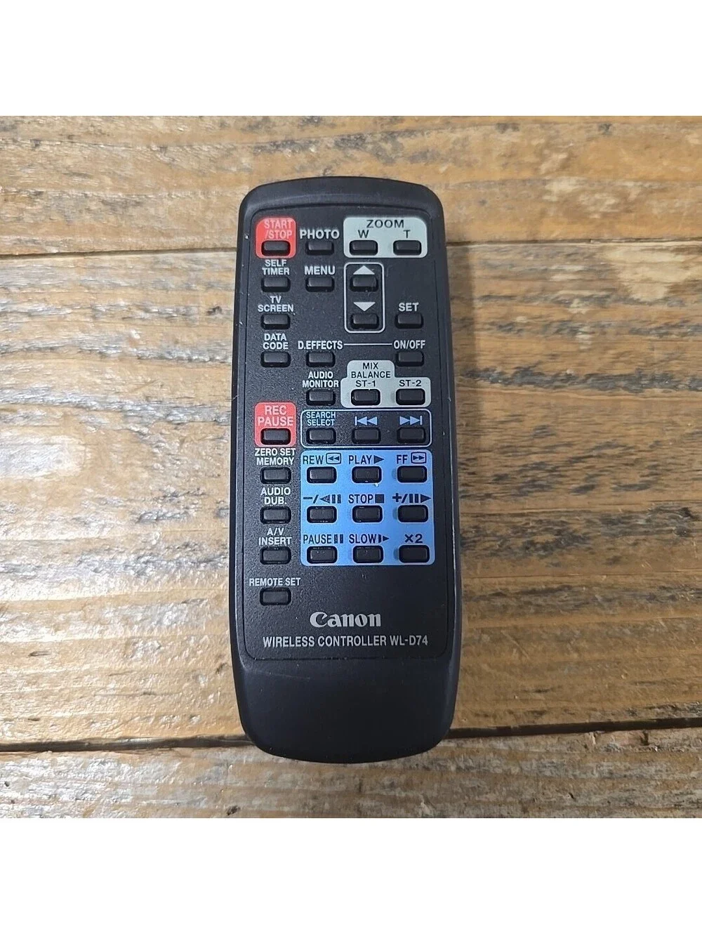 OEM GENUINE - CANON WL-D74 VIDEO CAMERA REMOTE CONTROL No Battery Cover